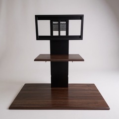 ニトリ テレビスタンド HV01 壁寄せタイプ 棚付き 木目調
の画像