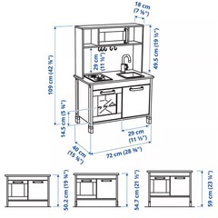 DUKTIG ドゥクティグ おままごとキッチンの画像