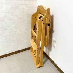 大和屋　ステラ木製ワンタッチハイチェアの画像