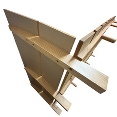 ニトリ　ベッドフレーム　セミダブルの画像