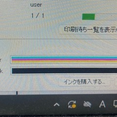 ほぼ新品　キヤノン PIXUS TS203(インク＆USBケーブル付き)の画像
