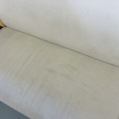 T-063 リサイクル品 布製 2人用ソファー W1140mm SH400mmの画像