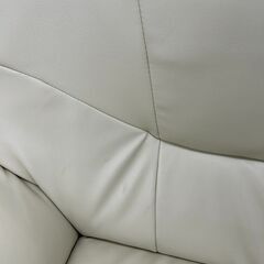 ★リユースのサカイ高崎店★TJ13711  ソファー アイボリー H86×D77×W188 クリーニング済みの画像