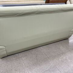 ★リユースのサカイ高崎店★TJ13711  ソファー アイボリー H86×D77×W188 クリーニング済みの画像