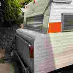 アメリカントレーラー　1966　シャスタ ビンテージ トレーラー ハウスの画像