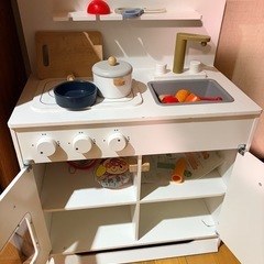 おままごと　キッチンセット　おもちゃ込みの画像