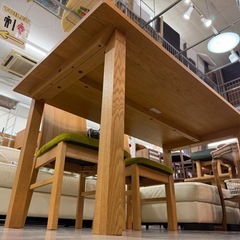 【愛品館 江戸川店 】ダイニングテーブル5点セット MRUKEI（マルケイ木工）の画像