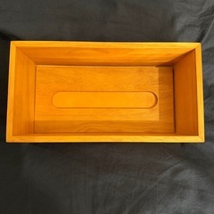 【無印良品】木製ティッシュケースの画像