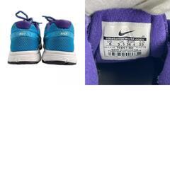 NIKE ナイキ レボリューション 2 MSL スニーカー 合成繊維 ブルー レディース 23 ランニングシューズ【古着】【中古】の画像
