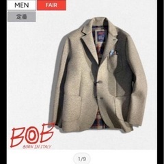 【最終値下げ】定価6万円／美品BOB イタリア製軽量テーラード 175cm74kgでジャストの画像