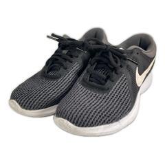 NIKE ナイキ Revolution 4 スニーカー 合成繊維 ブラック レディース 23.5 ランニングシューズ【古着】【中古】の画像