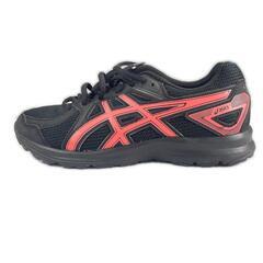 asics アシックス LADY JOG 100 2 スニーカー 合成繊維 ブラック メンズ【古着】【中古】の画像
