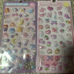 決まりました！！　［海外製］ボンボンドロップシール4枚の画像