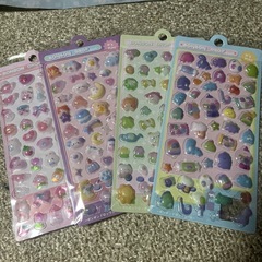 決まりました！！　［海外製］ボンボンドロップシール4枚の画像