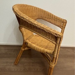 IKEA ラタンチェア　アーゲンの画像