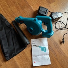 美品＊used＊小型軽量ブロアー＊収納袋＊取説付きの画像