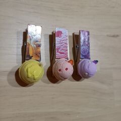 ⚠️0円出品⚠️ハンドメイドのマグネットクリップ⑤の画像