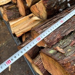 5000円薪、ヒバの木2台近い画像量価格、30から40センチくらいですの画像