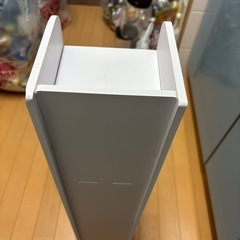 スリム　ランドリーラック　ホワイトの画像