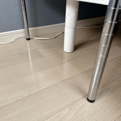 Luminous ルミナス メタルラック 2段 スチールラック メタルシェルフ 棚 収納棚 シルバーの画像