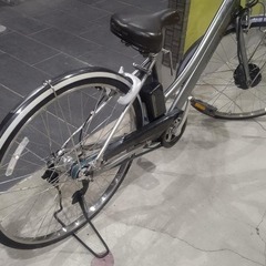 アルベルトe　27インチ　回生充電機能付　電動自転車　ブリヂストン　シルバーの画像