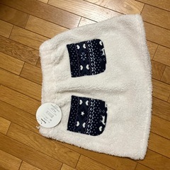 【タグ付未使用】暖かモコモコフリース素材スカートポケット付き 胴位58〜66cm 女児 レディース ティーンズの画像
