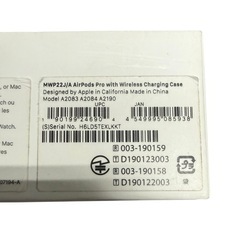 正規品 Apple AirPods Pro 本体 ケースセット 元箱付の画像