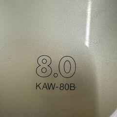 【ジャングルジャングル滋賀草津店】ジモティ来店特価!!　洗濯機　アイリスオーヤマ　KAW-80B　2021　J-2512111の画像