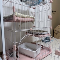 猫用ケージの画像