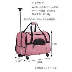 ペットキャリーケースの画像