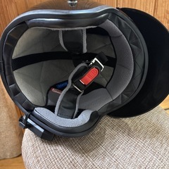 ogk ヘルメット 黒 インカム、バイザー付き XL相当の画像