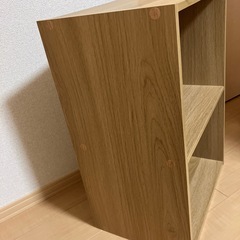 【お譲り先決まりました】２段カラーボックスの画像