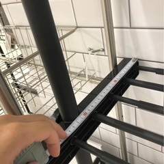 つっぱり洗濯ラックの画像