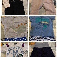 男児ベビー　ロンパース　セットアップなど23着　50〜80cmの画像