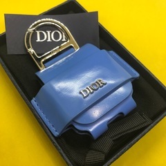 正規品 Dior ディオール AirPods エアポッズケース ブルー 美品 付属品付の画像