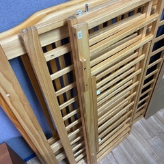 KATOJI ハイシートベビーベッド(ナチュラル)の画像