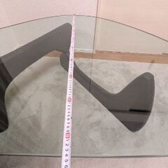 ガラス テーブル コーヒーテーブルの画像