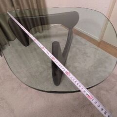 ガラス テーブル コーヒーテーブルの画像