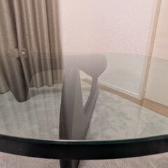 ガラス テーブル コーヒーテーブルの画像