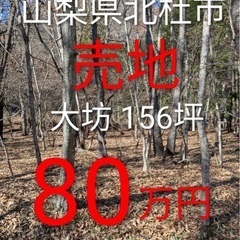 😃プライベートキャンプ地 売ります😄 ⭐️⭐️山梨県北杜市大坊 ...