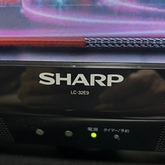 シャープ32型液晶テレビ。決まりましたの画像