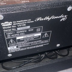 VOX コンパクト ギターアンプ Pathfinder 10 シールド付き‼️の画像