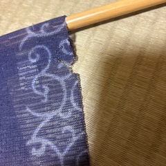 お月見うさぎの暖簾(カットあり)日本製の画像