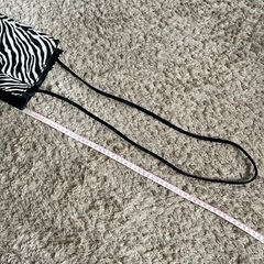 ゼブラ柄のバッグの画像