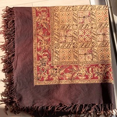 バティックのテーブルクロスの画像