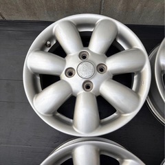 人気良品‼️ラパン純正14インチアルミ ４本セット⛰️の画像
