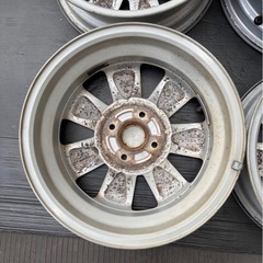 人気良品‼️ラパン純正14インチアルミ ４本セット⛰️の画像