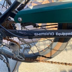 ★ アサヒサイクル　HRホントレトロ★ 20インチ 中古 グリーンの画像