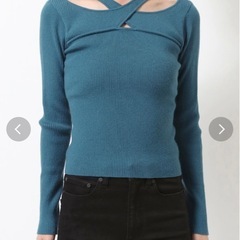 MURUA ランダムカットリブニットの画像