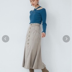 MURUA ランダムカットリブニットの画像